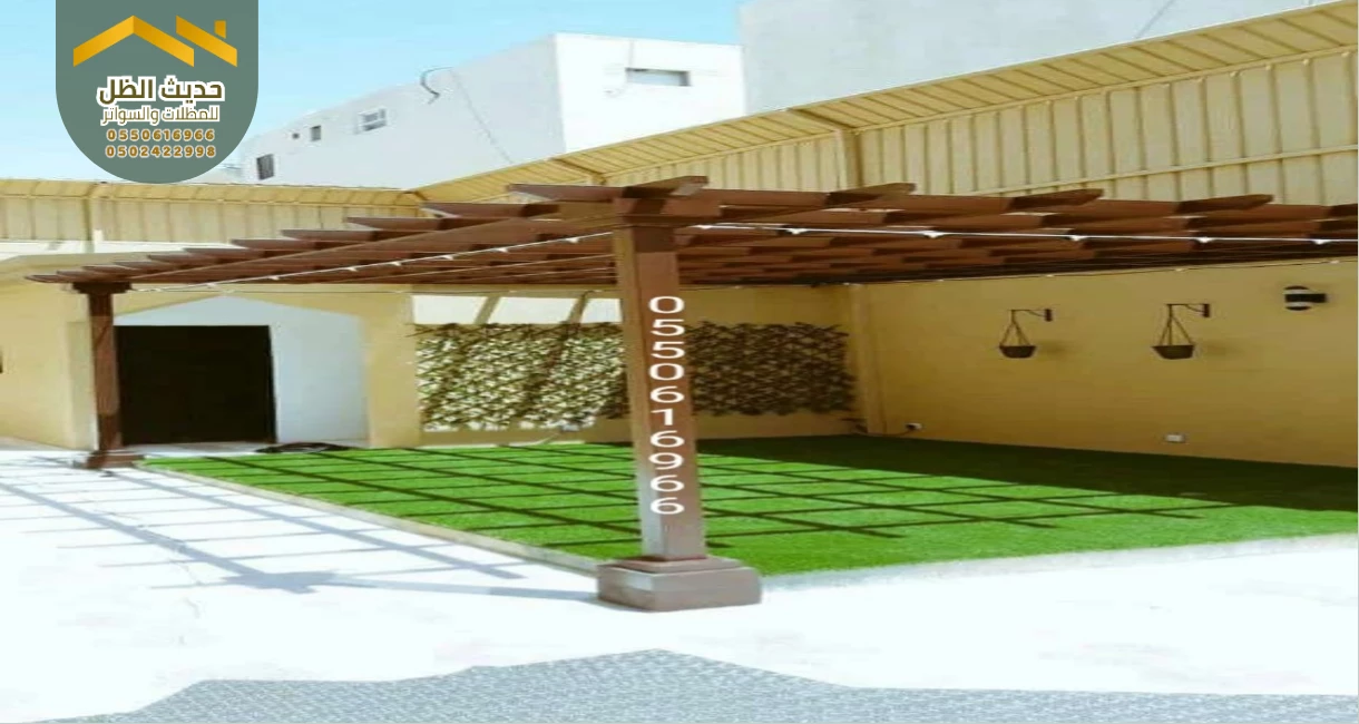 برجولات خشبية - أجواء طبيعية وجمال لا يضاهى