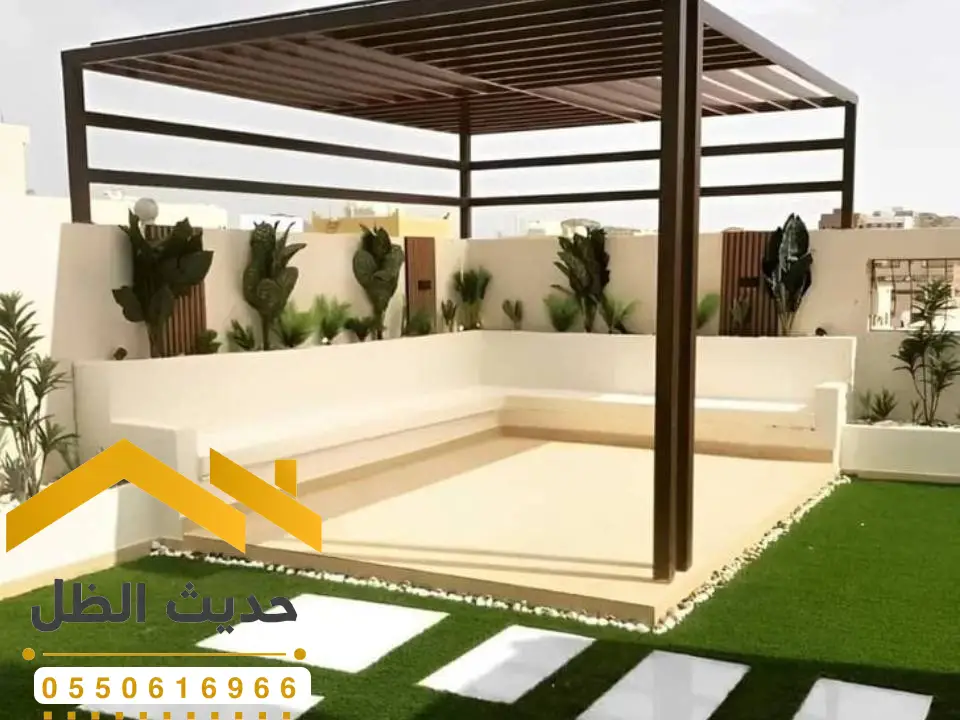 تصميم مظلات خارجية بالرياض