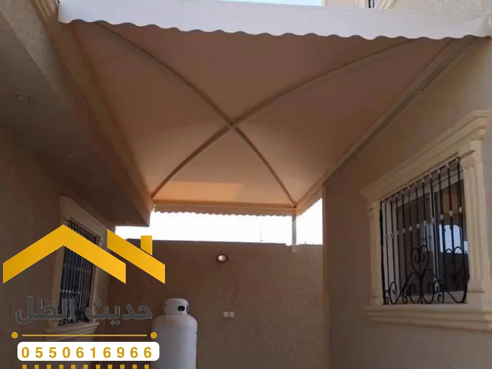 مظلة سيارات مداخل فلل بالخرج