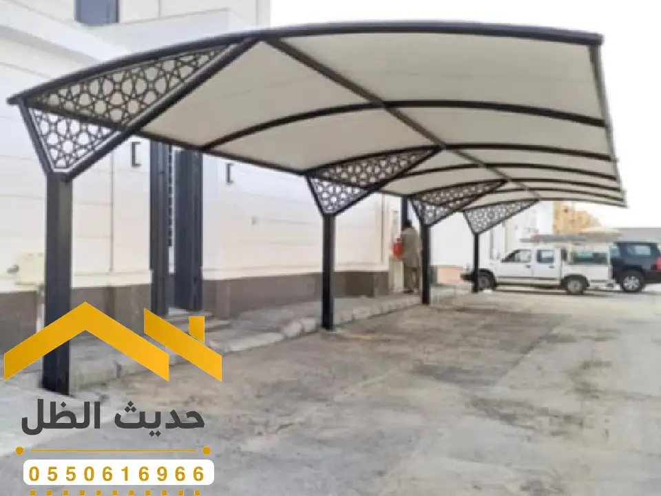اشكال مظلات حديد العيينة