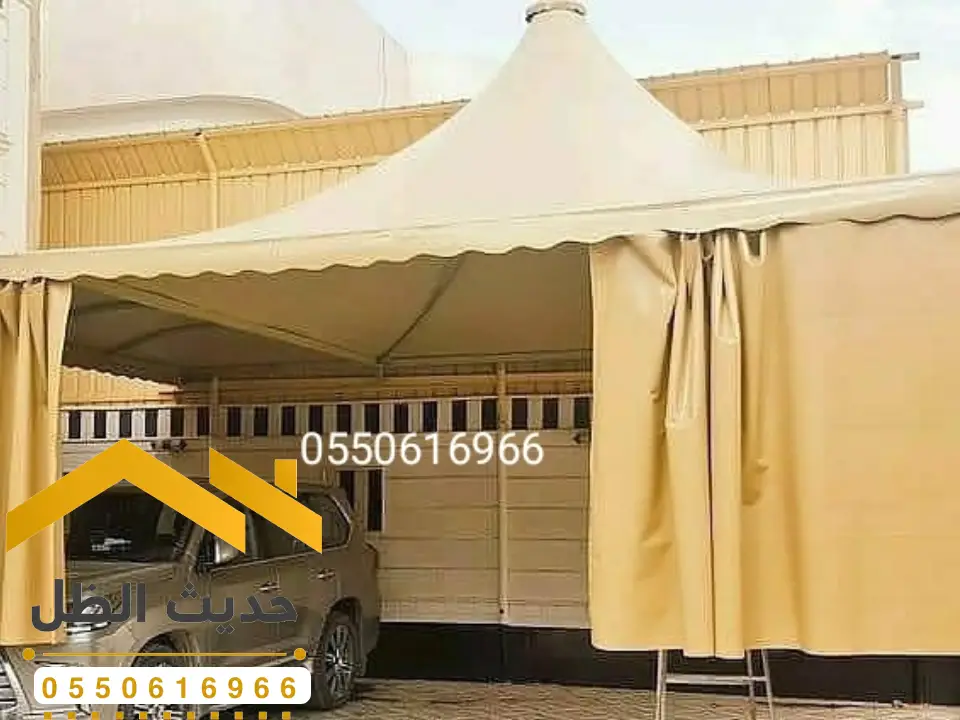 برجولات قماش الرياض ، تصاميم عصرية وتركيب حسب الطلب