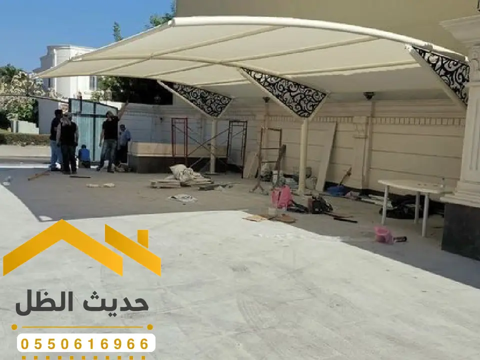 مظلات العمارية ، أفضل شركات تركيب المظلات قماش حديد خشبية