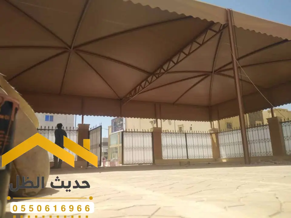 مظلات ساحات مساجد بالرياض