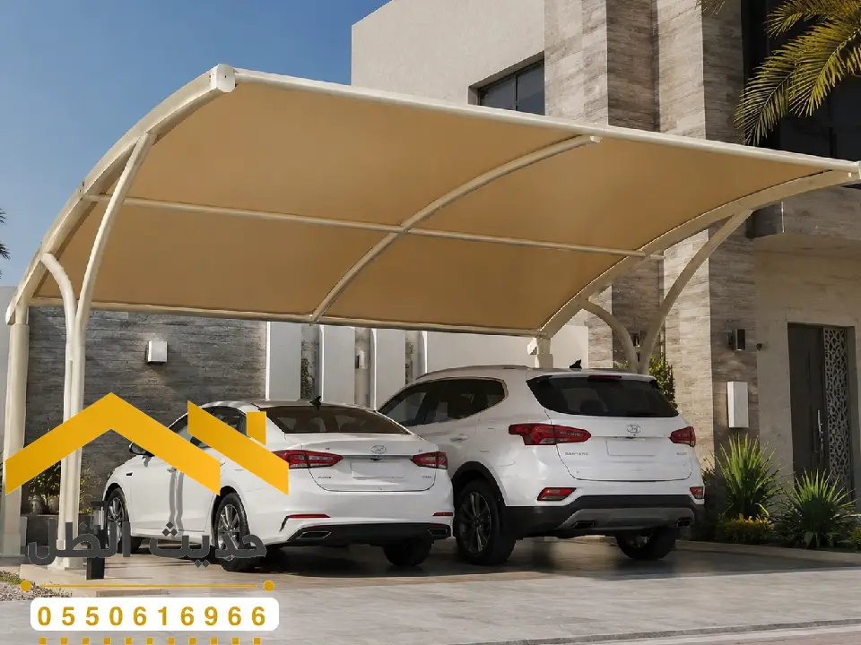تصميم مظلات مواقف السيارات بالرياض