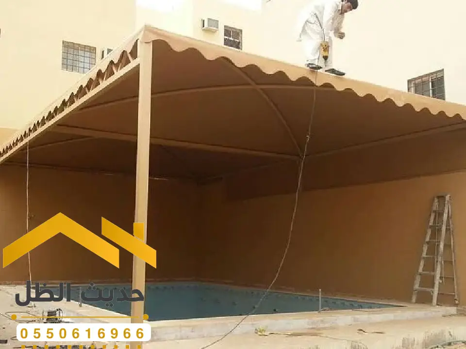 تركيب مظلات سيارات ضرما