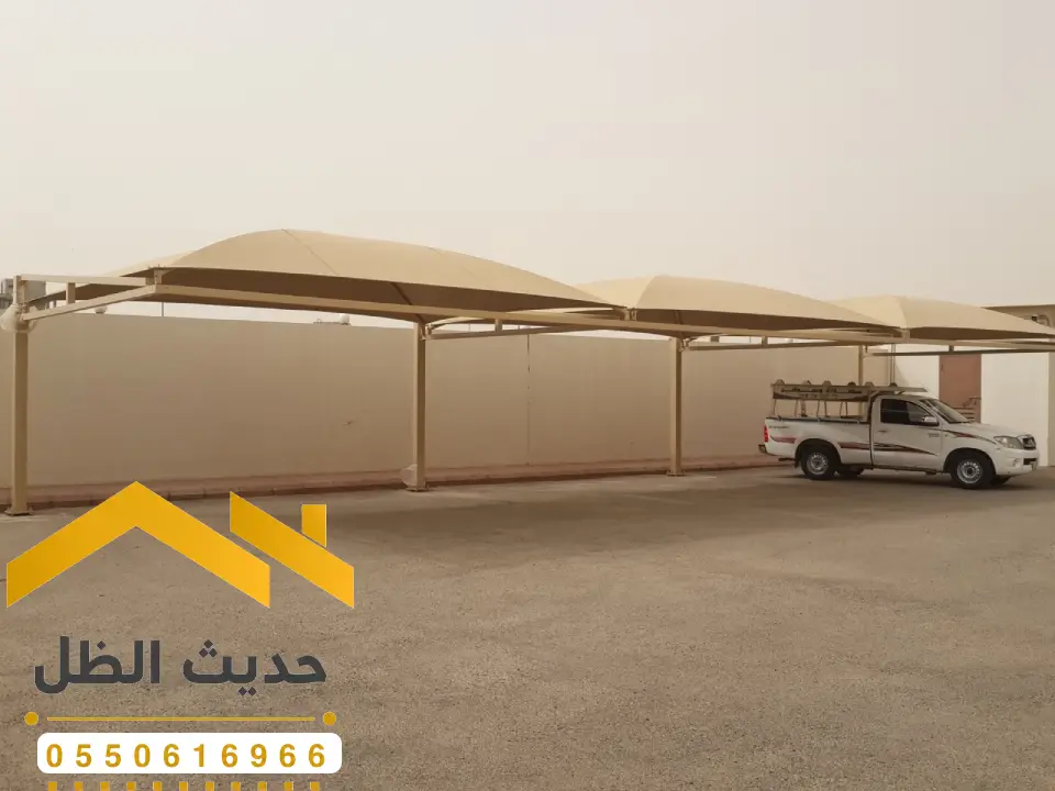 تصاميم مظلات حديثة في شمال الرياض