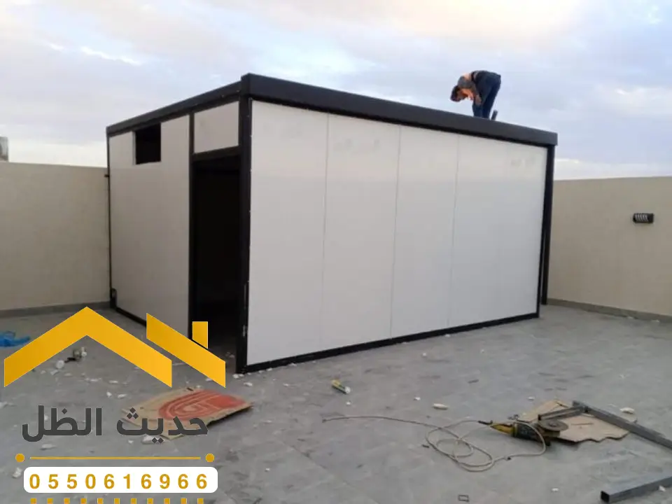 تصميم غرف ساندوتش بانل للاسطح بالرياض
