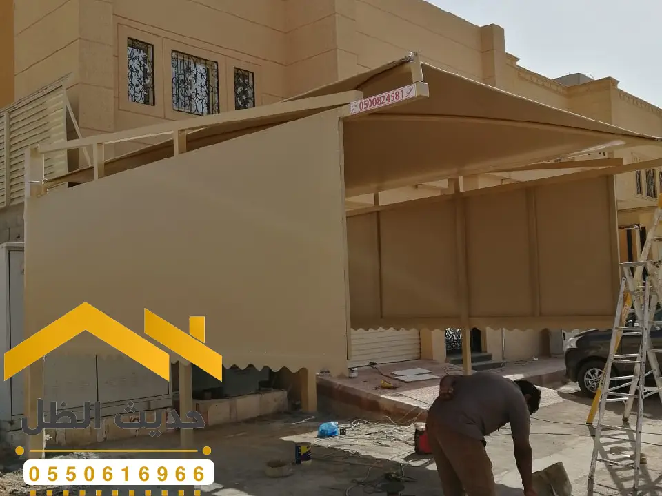تفصيل برجولات قماش الرياض